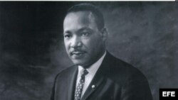 Martin Luther King Jr, pastor y activista estadounidense por los derechos civiles.